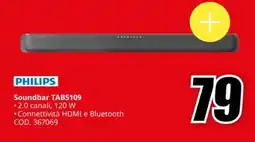 MediaWorld PHILIPS Soundbar TAB5109 offerta