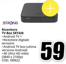 MediaWorld STRONG Ricevitore TV Box SRT420 offerta