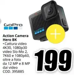 MediaWorld GoPro Action Camera Hero BK offerta