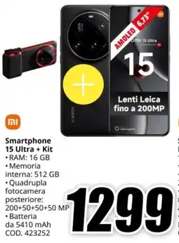 MediaWorld Smartphone 15 Ultra + Kit offerta