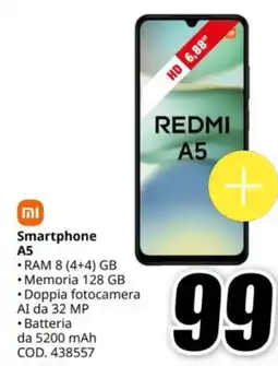 MediaWorld Smartphone A5 offerta