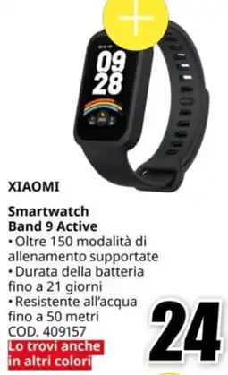 MediaWorld XIAOMI Smartwatch Band 9 Active offerta