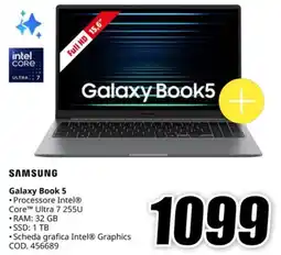 MediaWorld SAMSUNG Galaxy Book 5 offerta