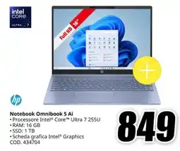 MediaWorld hp Notebook Omnibook 5 Ai offerta