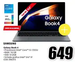 MediaWorld SAMSUNG Galaxy Book 4 offerta