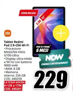 MediaWorld Tablet Redmi Pad 2 8+256 Wi-Fi offerta