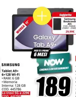 MediaWorld SAMSUNG Tablet A9+ 6+128 Wi-Fi offerta