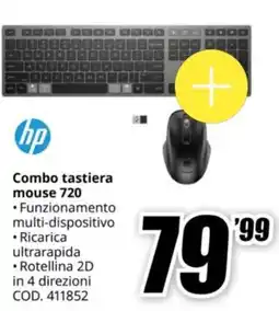 MediaWorld hp Combo tastiera mouse 720 offerta