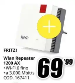 MediaWorld FRITZ! Wlan Repeater 1200 AX offerta