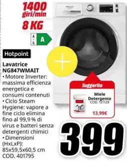 MediaWorld Hotpoint Lavatrice NG847WMAIT offerta