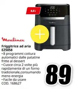 MediaWorld Moulinex Friggitrice ad aria EZ5058 offerta