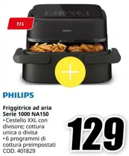 MediaWorld PHILIPS Friggitrice ad aria Serie 1000 NA150 offerta