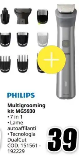 MediaWorld PHILIPS Multigrooming kit MG5930 offerta