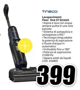 MediaWorld tineco Lavapavimenti Floor One S7 Stretch offerta