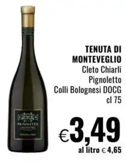 Famila TENUTA DI MONTEVEGLIO Cleto Chiarli Pignoletto Colli Bolognesi DOCG offerta