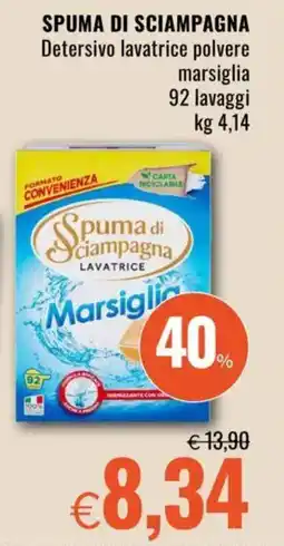 Famila SPUMA DI SCIAMPAGNA Detersivo lavatrice polvere marsiglia offerta