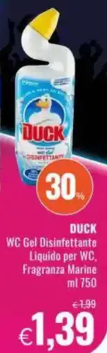 Famila DUCK WC Gel Disinfettante Liquido per WC, Fragranza Marine offerta