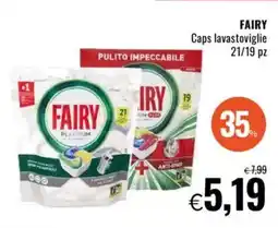 Famila FAIRY Caps lavastoviglie 21/19 pz offerta