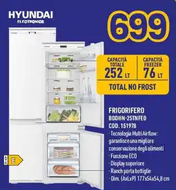 AmiCo Shop HYUNDAI FRIGORIFERO BDDHN-25TNFEO offerta