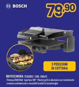 AmiCo Shop BOSCH BISTECCHIERA TCG3323 offerta