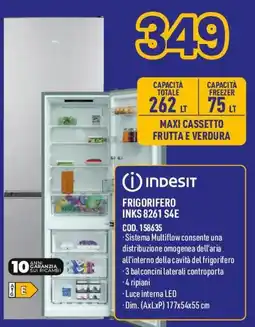 AmiCo Shop INDESIT FRIGORIFERO INKS 8261 S4E offerta