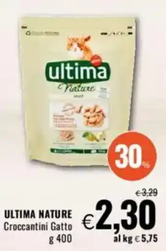 Famila ULTIMA NATURE Croccantini Gatto offerta