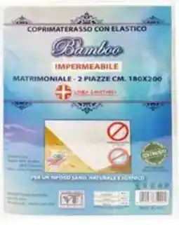 Famila Coprimaterasso impermeabile bamboo 2 piazze offerta