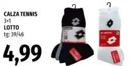 Famila Calza tennis LOTTO offerta