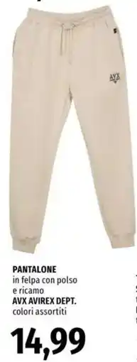 Famila Pantalone AVX AVIREX DEPT. offerta