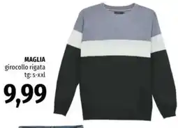 Famila MAGLIA girocollo rigata offerta