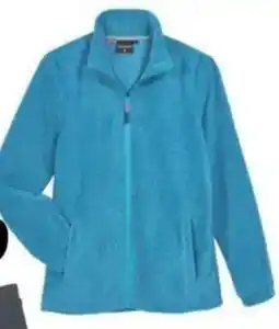 Famila Giacca in micropile stampata con zip offerta