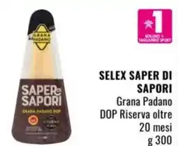 Famila SELEX saper di sapori grana padano dop riserva oltre 20 mesi offerta