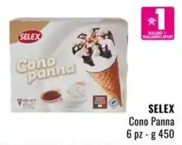 Famila SELEX Cono Panna 6 pz offerta
