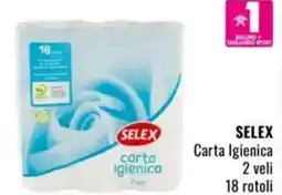 Famila SELEX Carta Igienica 2 veli 18 rotoli offerta