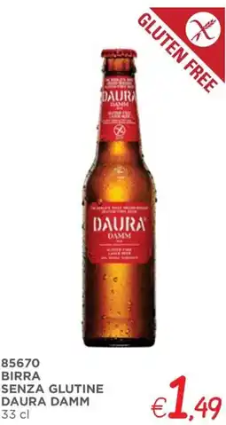 Zona Birra senza glutine DAURA DAMM offerta