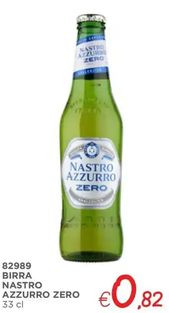 Zona Birra nastro azzurro zero offerta