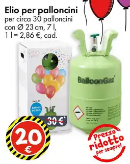 Tedi Elio per palloncini offerta