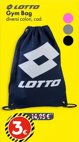 Tedi LOTTO Gym Bag offerta