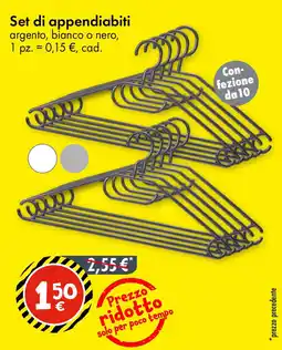 Tedi Set di appendiabiti offerta