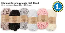 Tedi Filato per lavoro a maglia Soft Cloud offerta