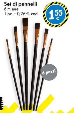 Tedi Set di pennelli offerta