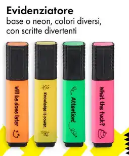 Tedi Evidenziatore offerta
