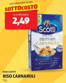 ALDI Riso scotti riso carnaroli offerta
