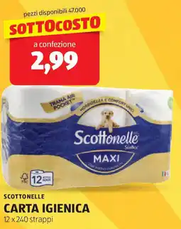 ALDI Scottonelle carta igienica offerta