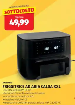 ALDI Ambiano friggitrice ad aria calda XXL offerta