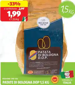 ALDI Regione che vai patate di bologna DOP offerta
