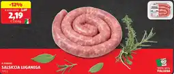 ALDI Il podere salsiccia luganega offerta