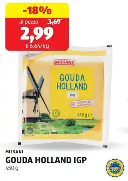 ALDI Milsani gouda holland IGP offerta
