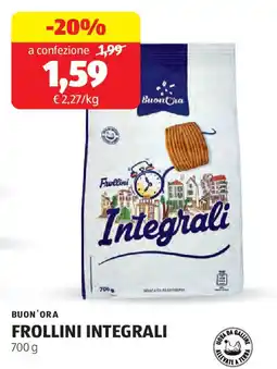 ALDI Buon ora frollini integrali offerta
