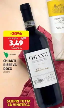ALDI Chianti riserva DOCG offerta